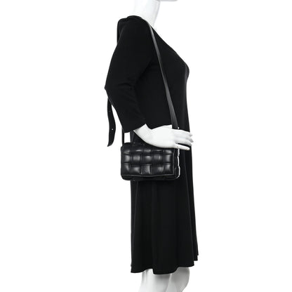 Bottega Veneta Nappa Maxi Intreccio Small Padded Cassette Crossbody Bag Black 2 of 10