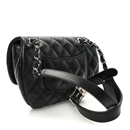 Chanel Calfskin Quilted CC Uniform Flap Belt Bag Black 4 of 10