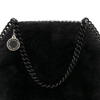Stella McCartney Eco Fur Tiny Shoulder Bag Black 7 of 9