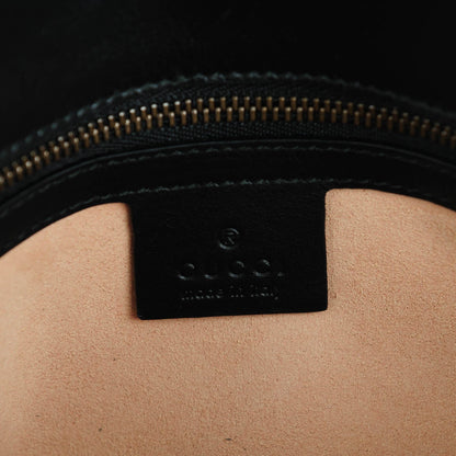 Gucci Calfskin Matelasse Small GG Marmont Shoulder Bag Black 6 of 7