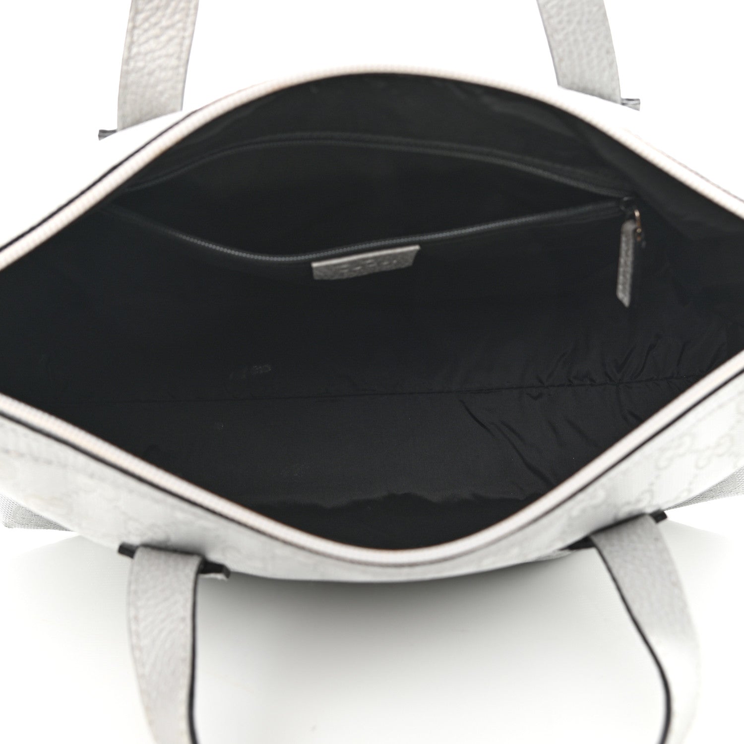 Gucci Monogram Small Boston Silver 5 of 10