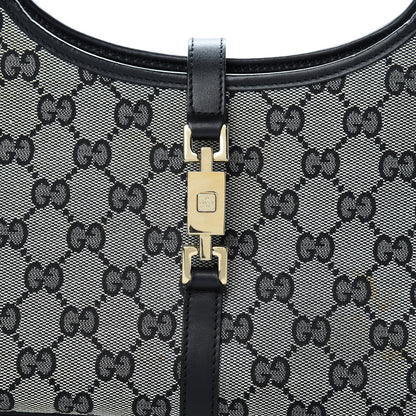 Gucci Monogram Bardot Shoulder Bag Black 8 of 13