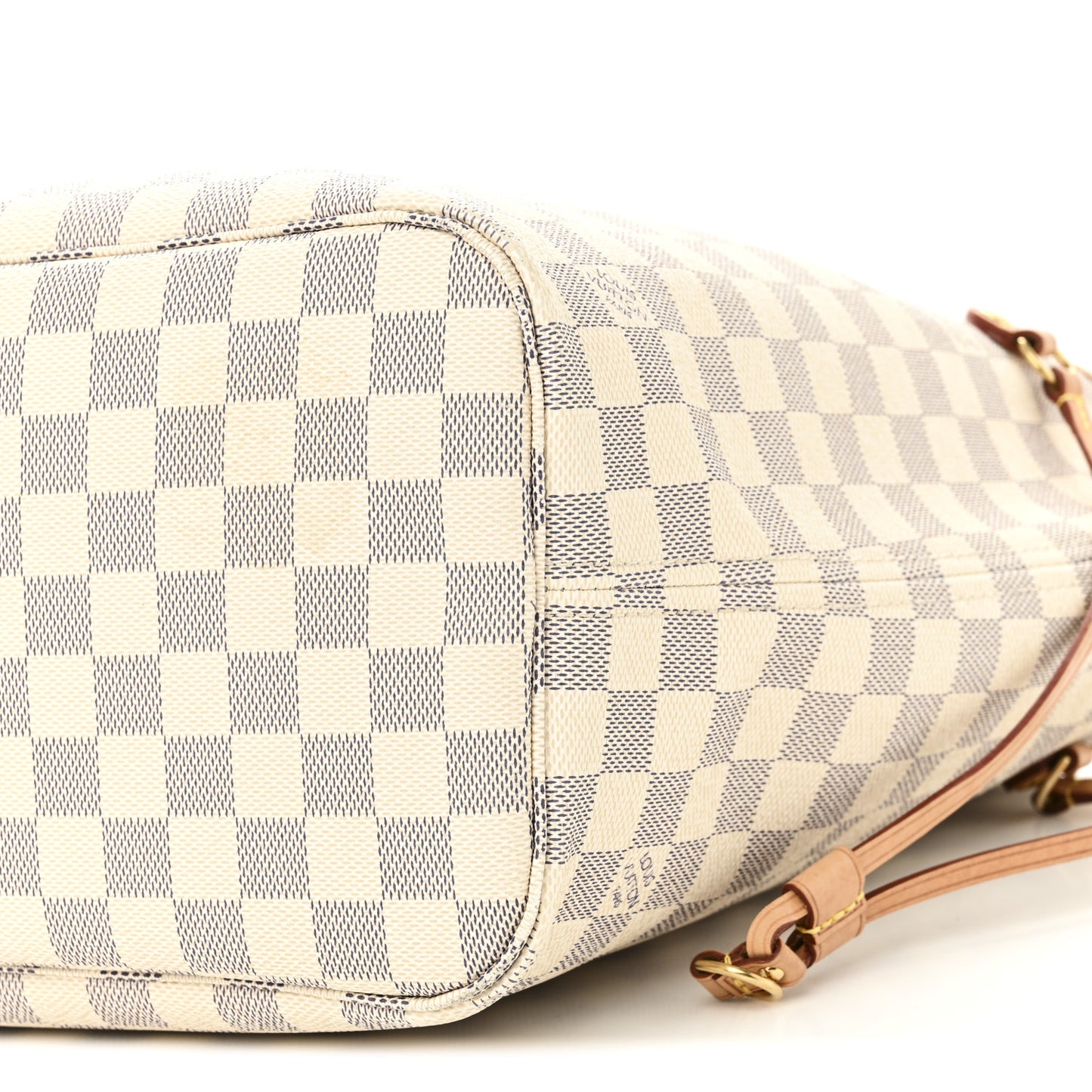 Damier Azur Neo Neverfull MM Rose Ballerine