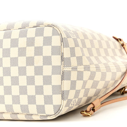 Louis Vuitton Damier Azur Neo Neverfull MM Rose Ballerine 9 of 12