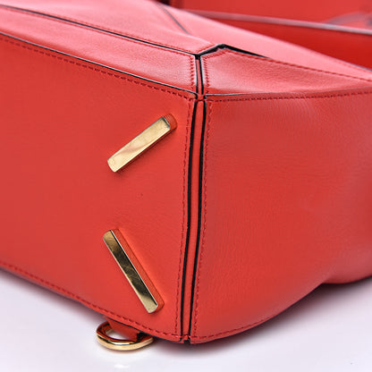 Loewe Calfskin Small Puzzle Bag Scarlet 9 of 16