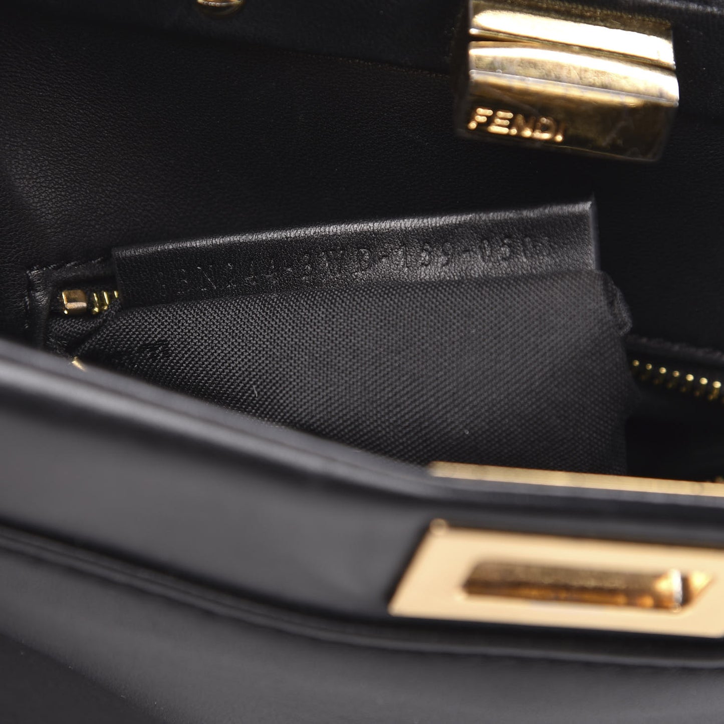 Nappa Mini Peekaboo Iconic Satchel Black