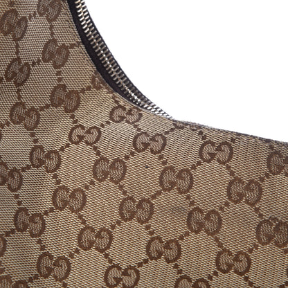 Gucci Monogram Medium Horsebit Chain Hobo Dark Brown 9 of 15