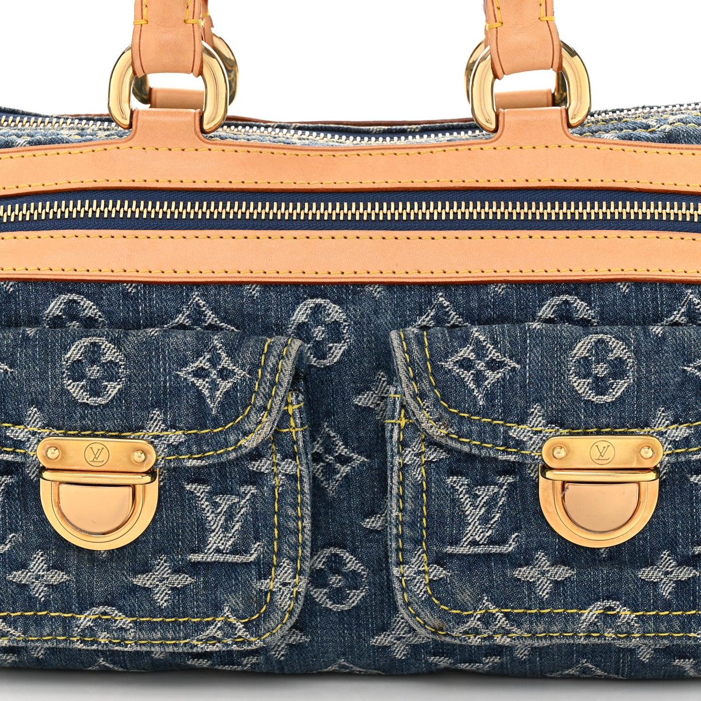 Monogram Denim Neo Speedy Blue