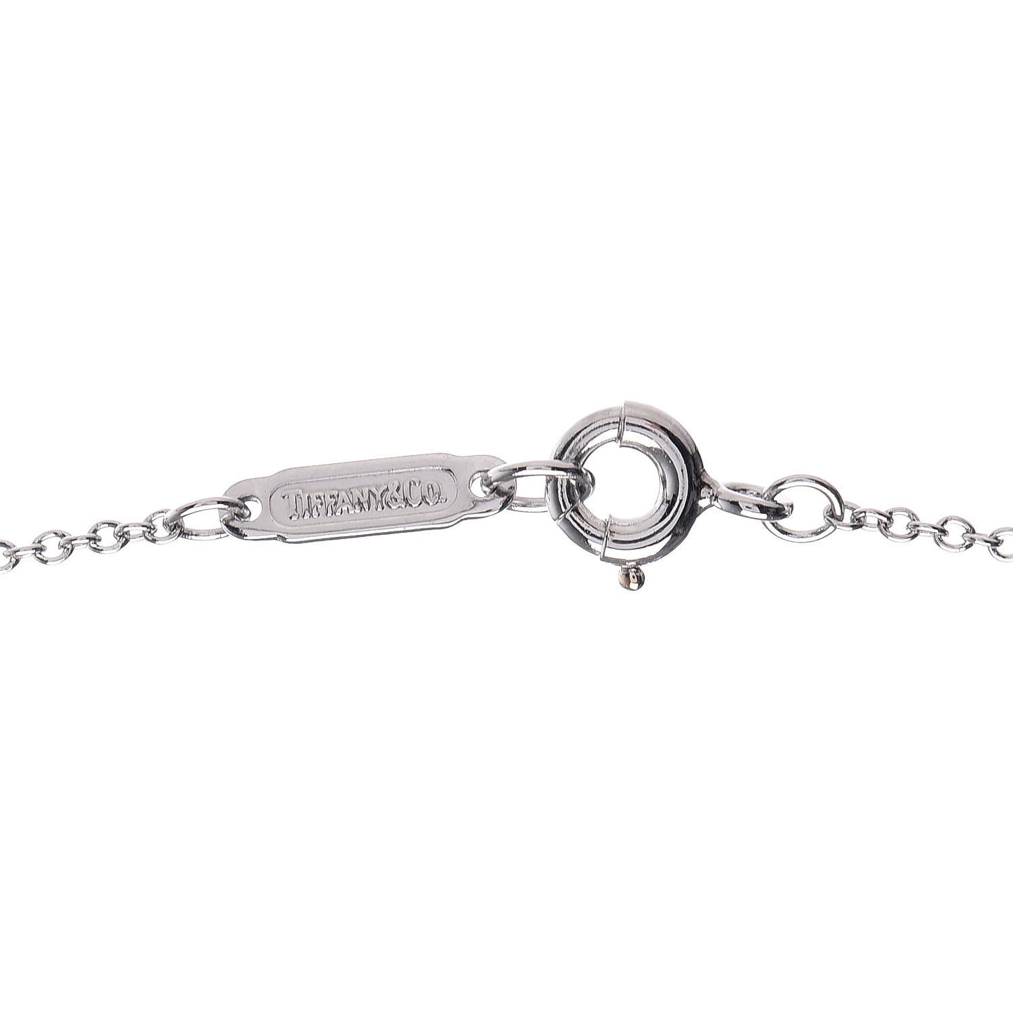 Platinum Diamond Small Cross Pendant Necklace