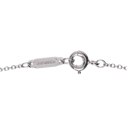 Tiffany Platinum Diamond Small Cross Pendant Necklace 6 of 8