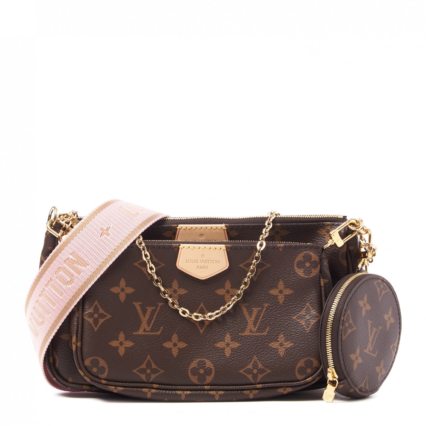 Monogram Multi Pochette Accessories Rose Clair