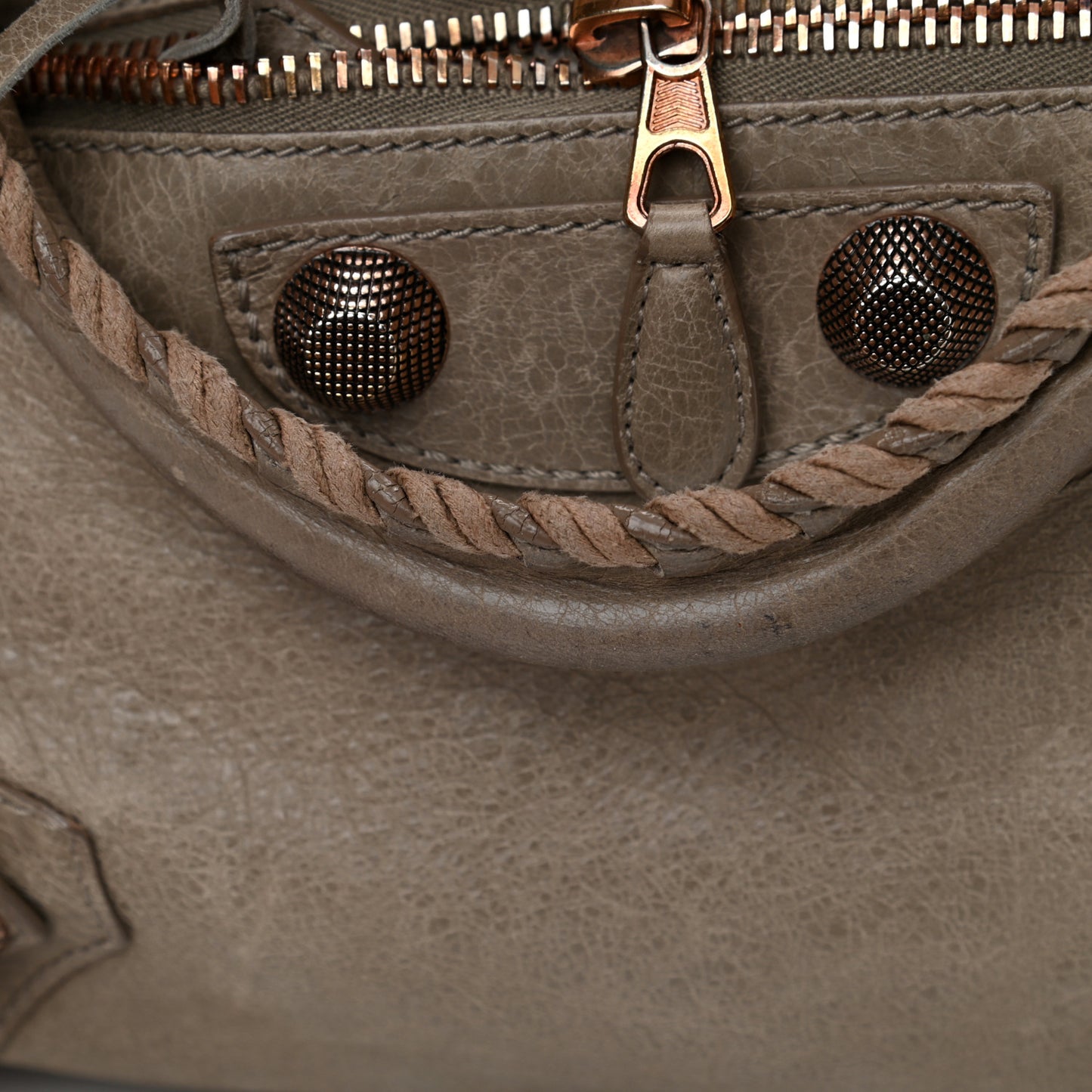 Agneau Giant 21 Rose Gold Hardware Velo Papyrus