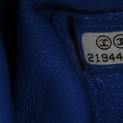 Chanel Lambskin Quilted Maxi Double Flap Blue 7 of 7