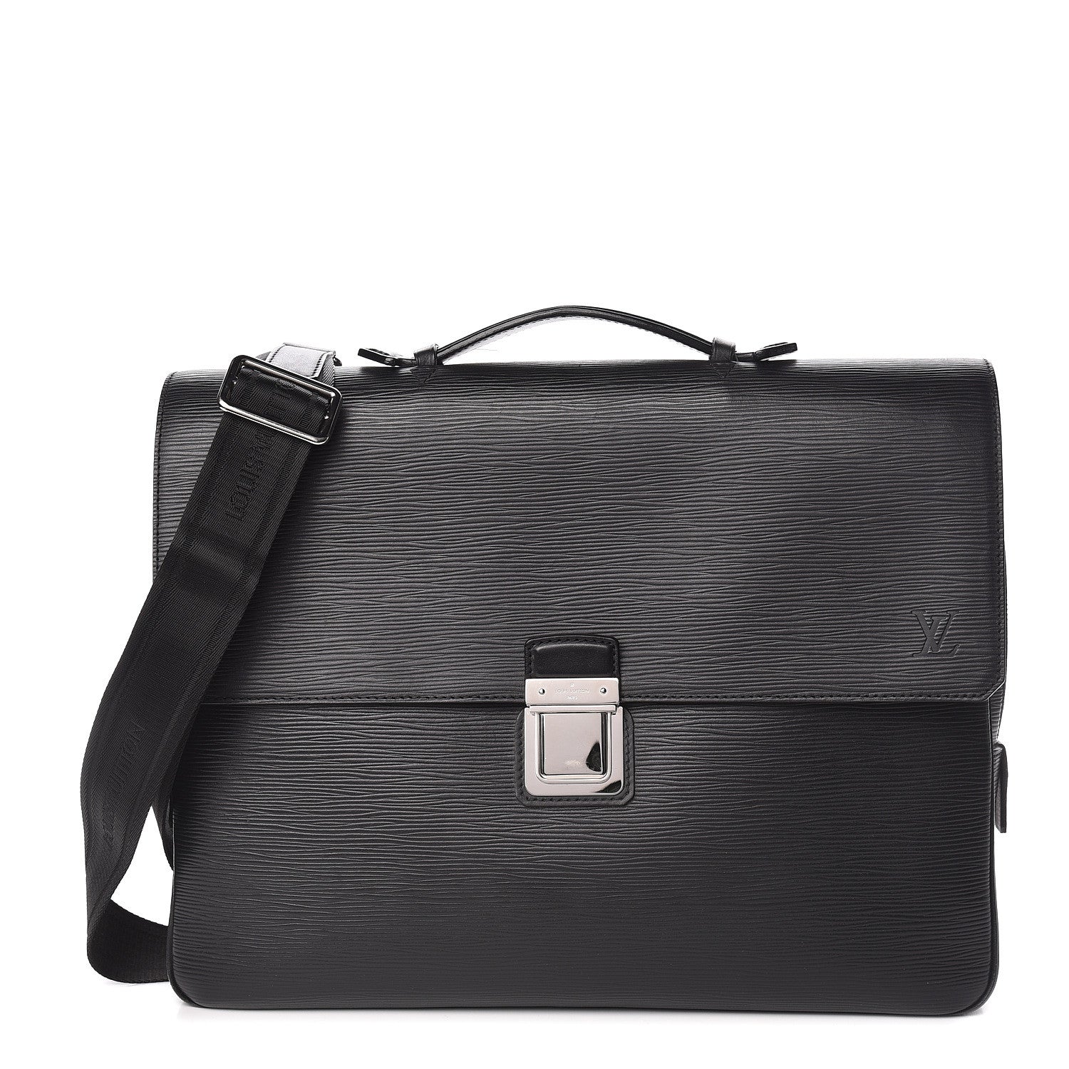 Louis Vuitton Epi Vassili PM Messenger Bag Black 1 of 13