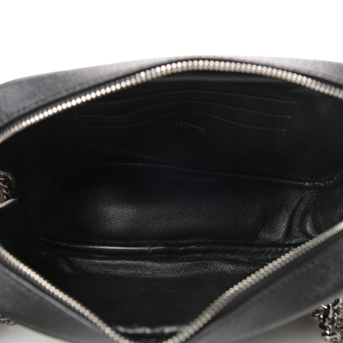 Grain De Poudre Matelasse Monogram Mini Lou Camera Bag Black