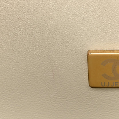 Chanel Lambskin Quilted Jumbo Double Flap Grey 6 of 9