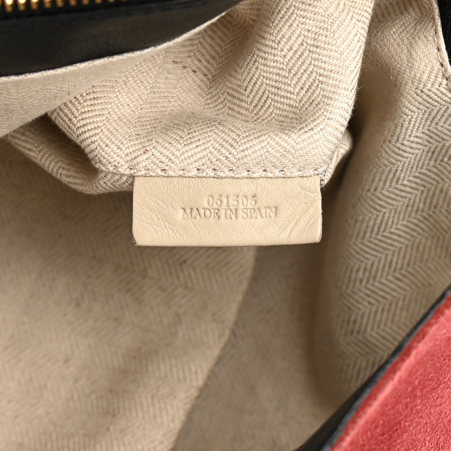Loewe Suede Medium Puzzle Bag Red 7 of 19