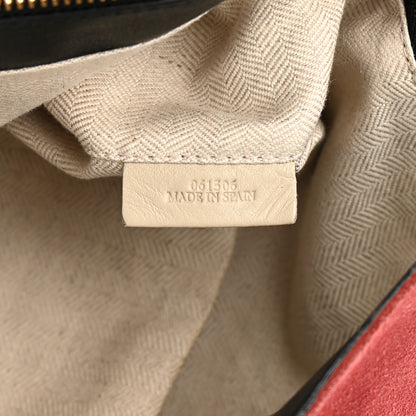 Loewe Suede Medium Puzzle Bag Red 7 of 19