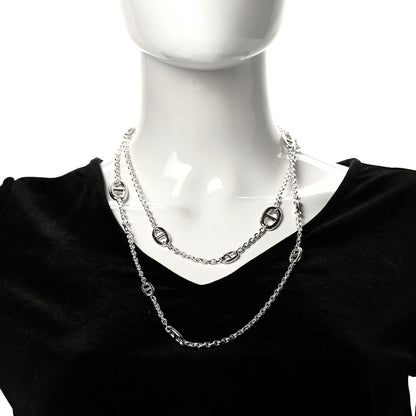 Hermes Sterling Silver Farandole Necklace 120 2 of 5