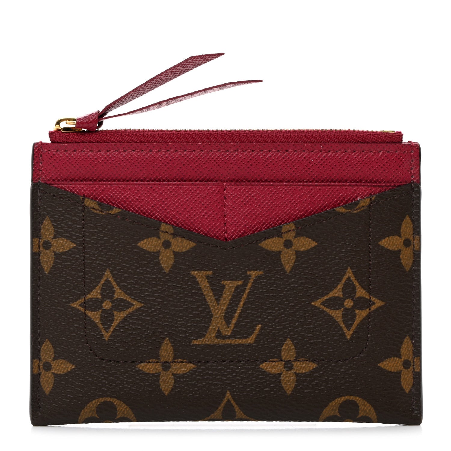 Louis Vuitton Monogram Zipped Card Holder Fuchsia 1 of 7
