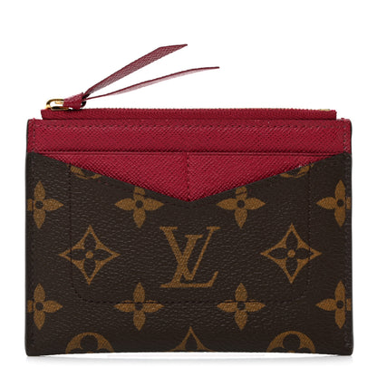 Louis Vuitton Monogram Zipped Card Holder Fuchsia 1 of 7