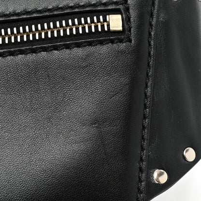 Valentino Garavani Calfskin Pony Hair Leopard Print Rockstud Spike Belt Bag 75 13 of 14