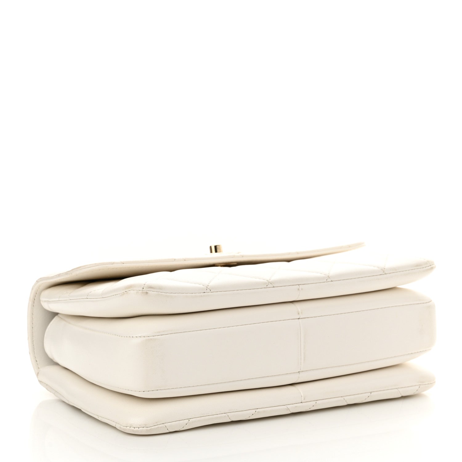 Chanel Lambskin Quilted Small Trendy CC Dual Handle Flap Bag White 4 of 13