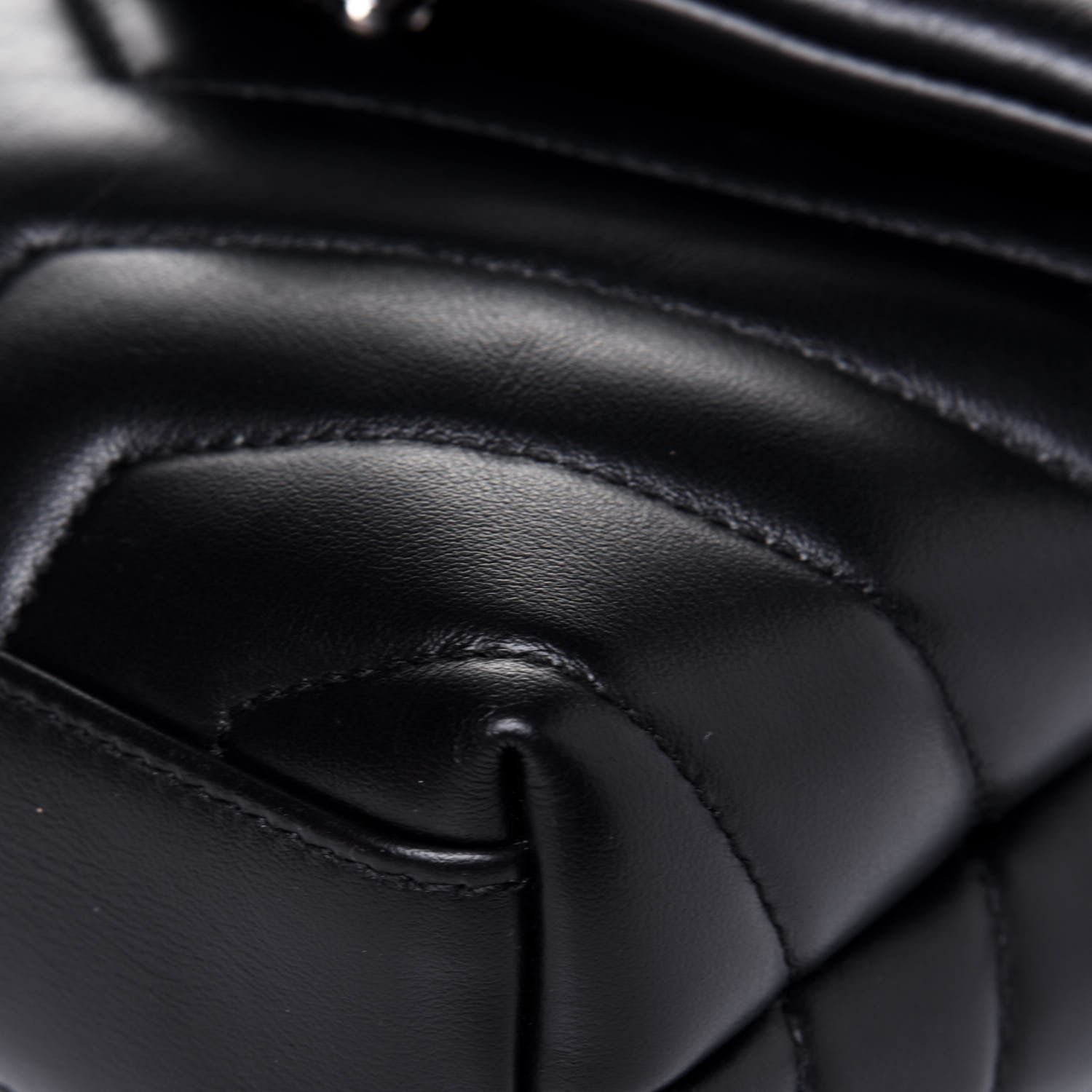 Saint Laurent Calfskin Y Quilted Monogram Toy Loulou Crossbody Bag Black 10 of 13
