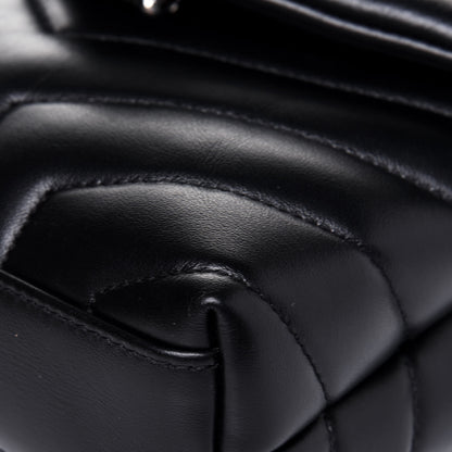 Saint Laurent Calfskin Y Quilted Monogram Toy Loulou Crossbody Bag Black 10 of 13