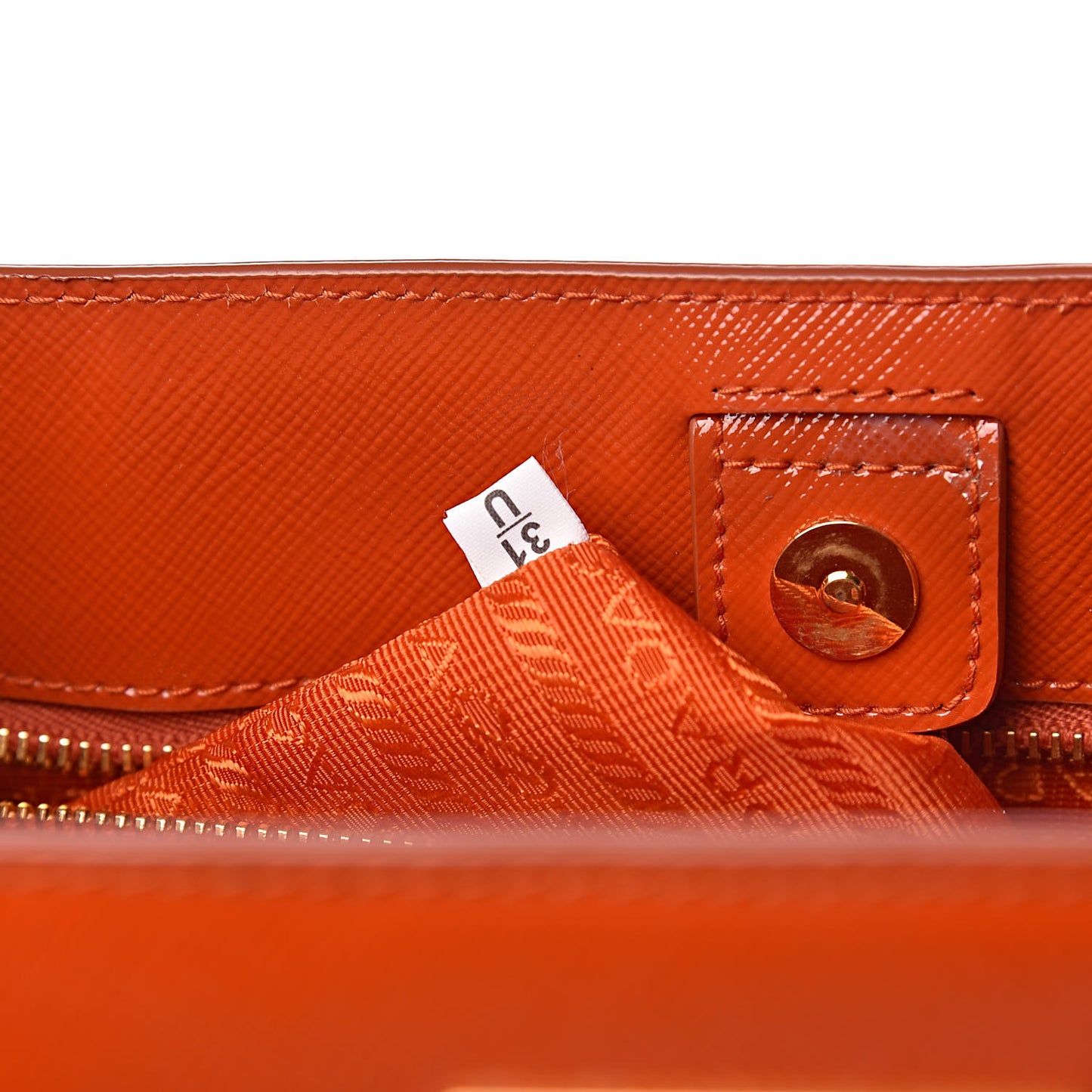 Saffiano Vernice Tote Arancio
