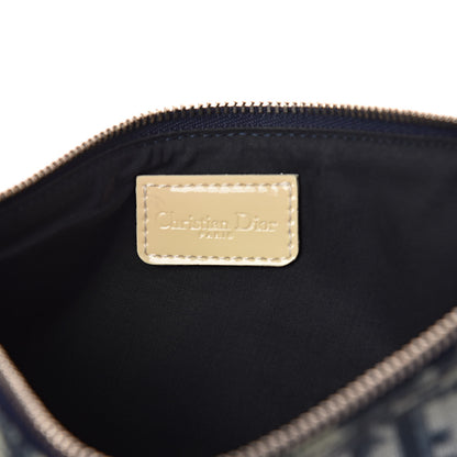 Christian Dior Monogram Mini Saddle Pochette Blue 8 of 13