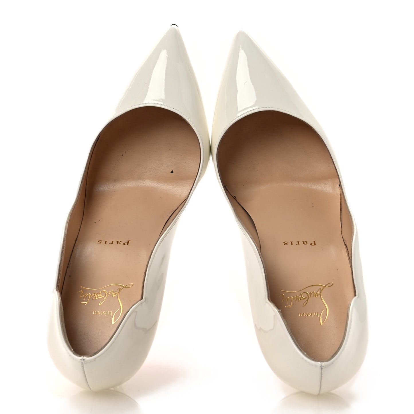 Patent Hot Chick 100 Pumps 38 White