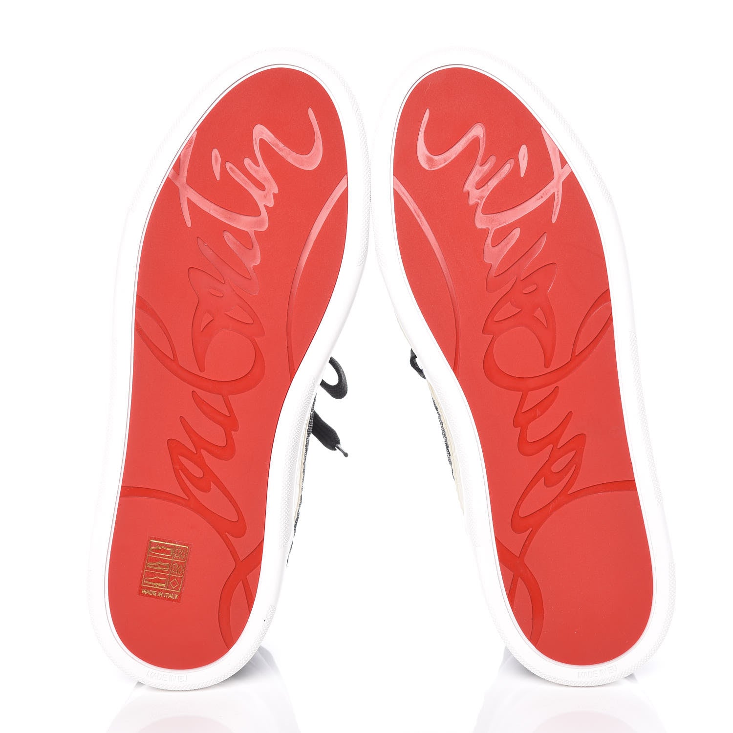 Christian Louboutin Calfskin Mesh Mens Aurelien Flat Sneakers 43 Multi 5 of 8