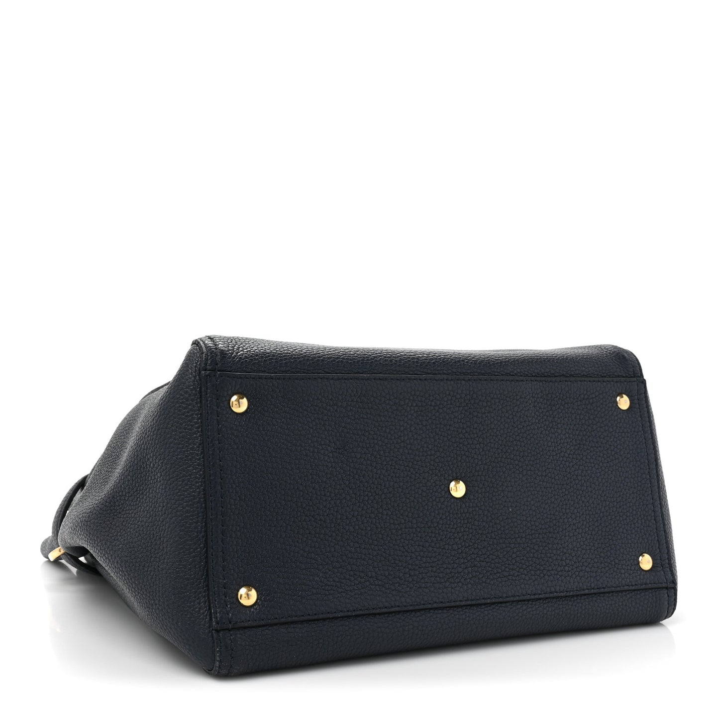 Calfskin Verve Tote Navy