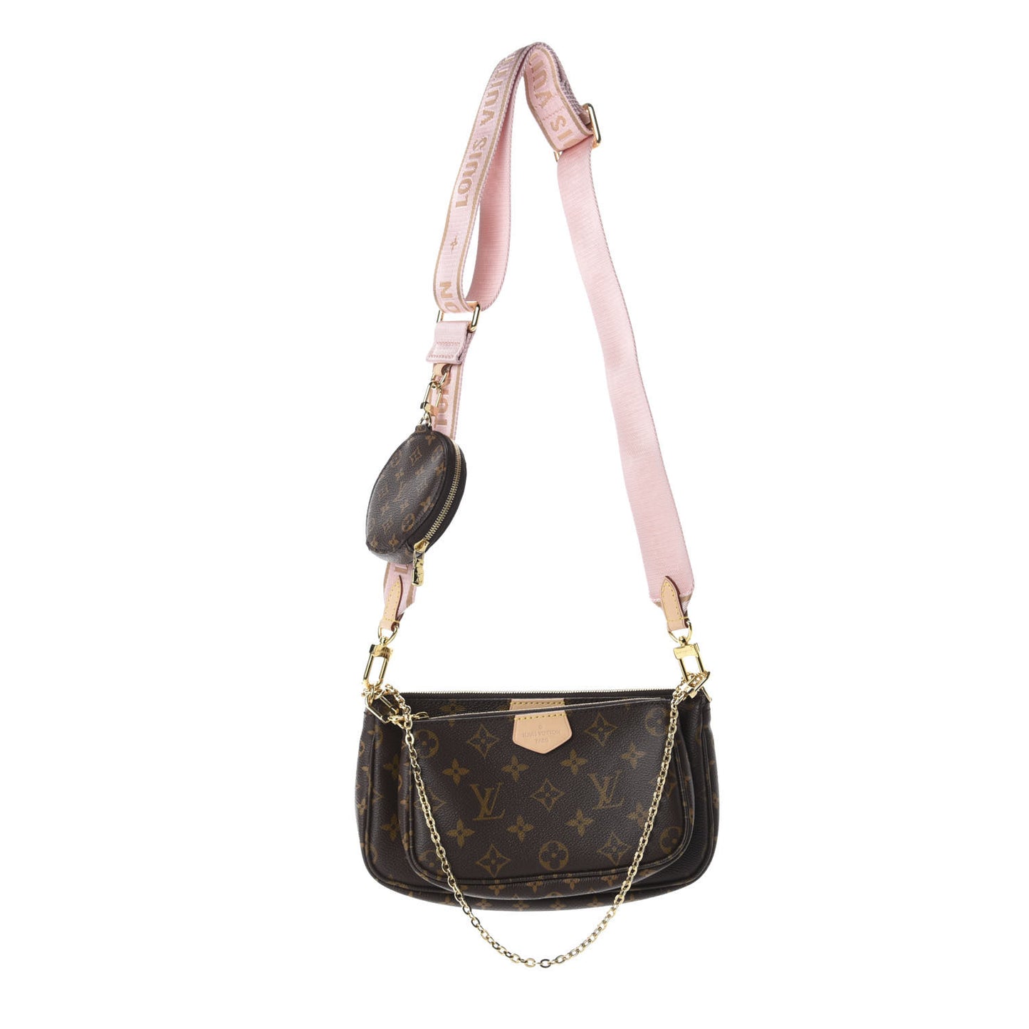 Monogram Multi Pochette Accessories Rose Clair