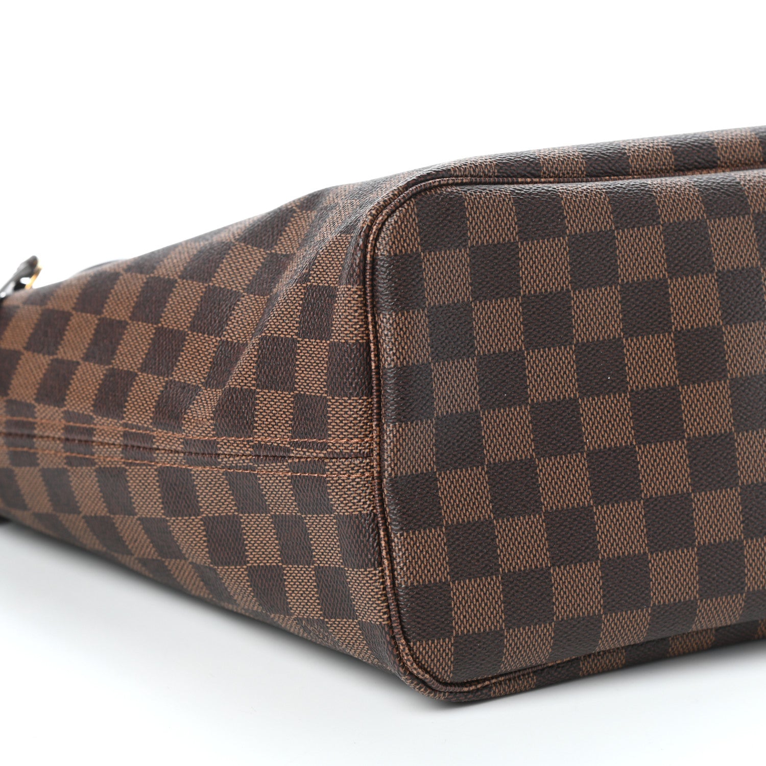 Louis Vuitton Damier Ebene Neo Neverfull MM Rose Ballerine 8 of 9