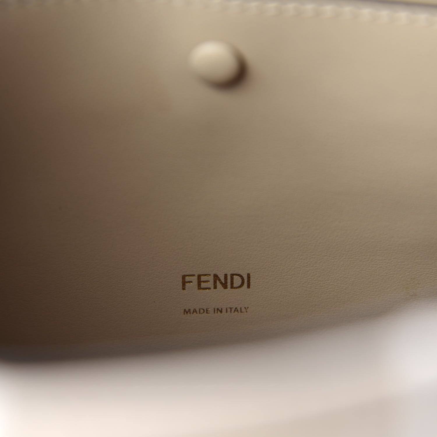 Fendi Agnello Old Shine Chamois F is Fendi Embossed Kan U Shoulder Bag Amido Nude 8 of 10