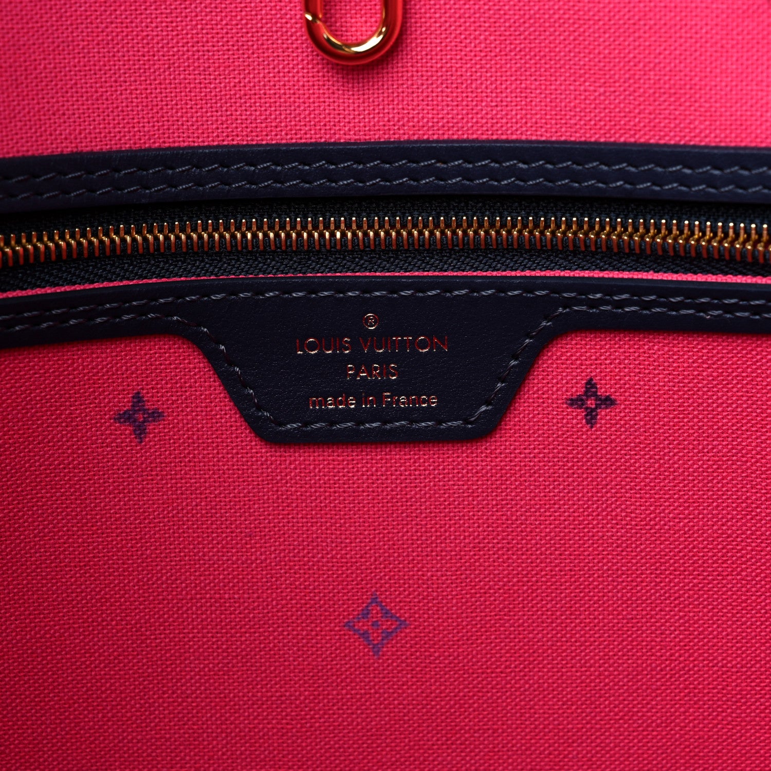 Louis Vuitton Monogram Giant Spring In The City Neverfull MM Midnight Fuchsia 7 of 9