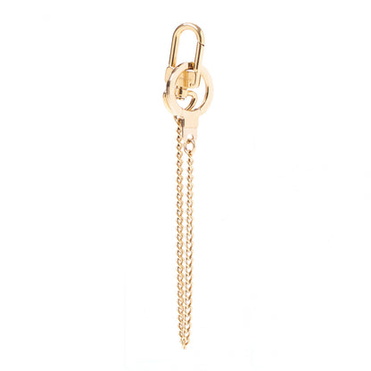 Louis Vuitton Metal Pochette Extender Key Ring Chain Gold 1 of 5