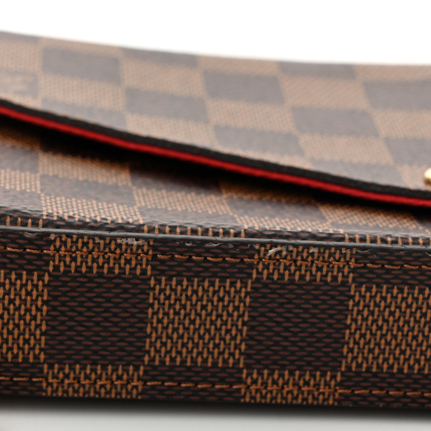 Damier Ebene Pochette Felicie Chain Wallet