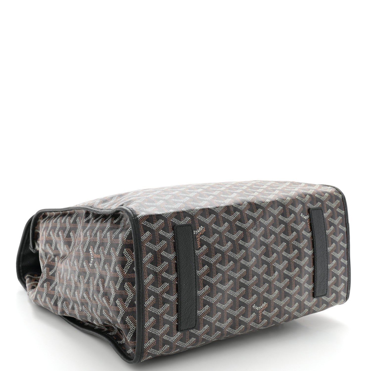 Goyard Goyardine Saint Leger Soft Briefcase Backpack Black 4 of 11