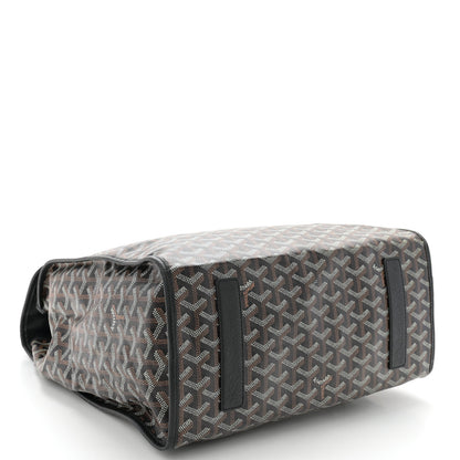 Goyard Goyardine Saint Leger Soft Briefcase Backpack Black 4 of 11