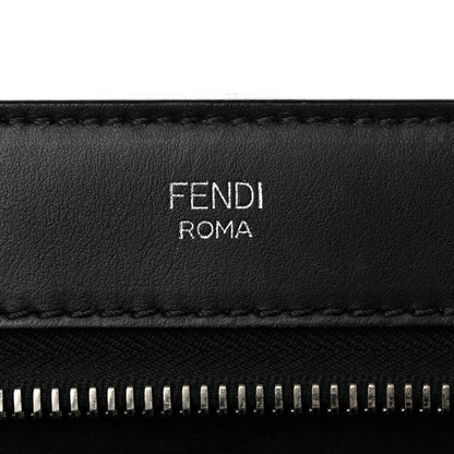 Fendi Vitello Baltico Dolce DotCom Satchel Black 5 of 11