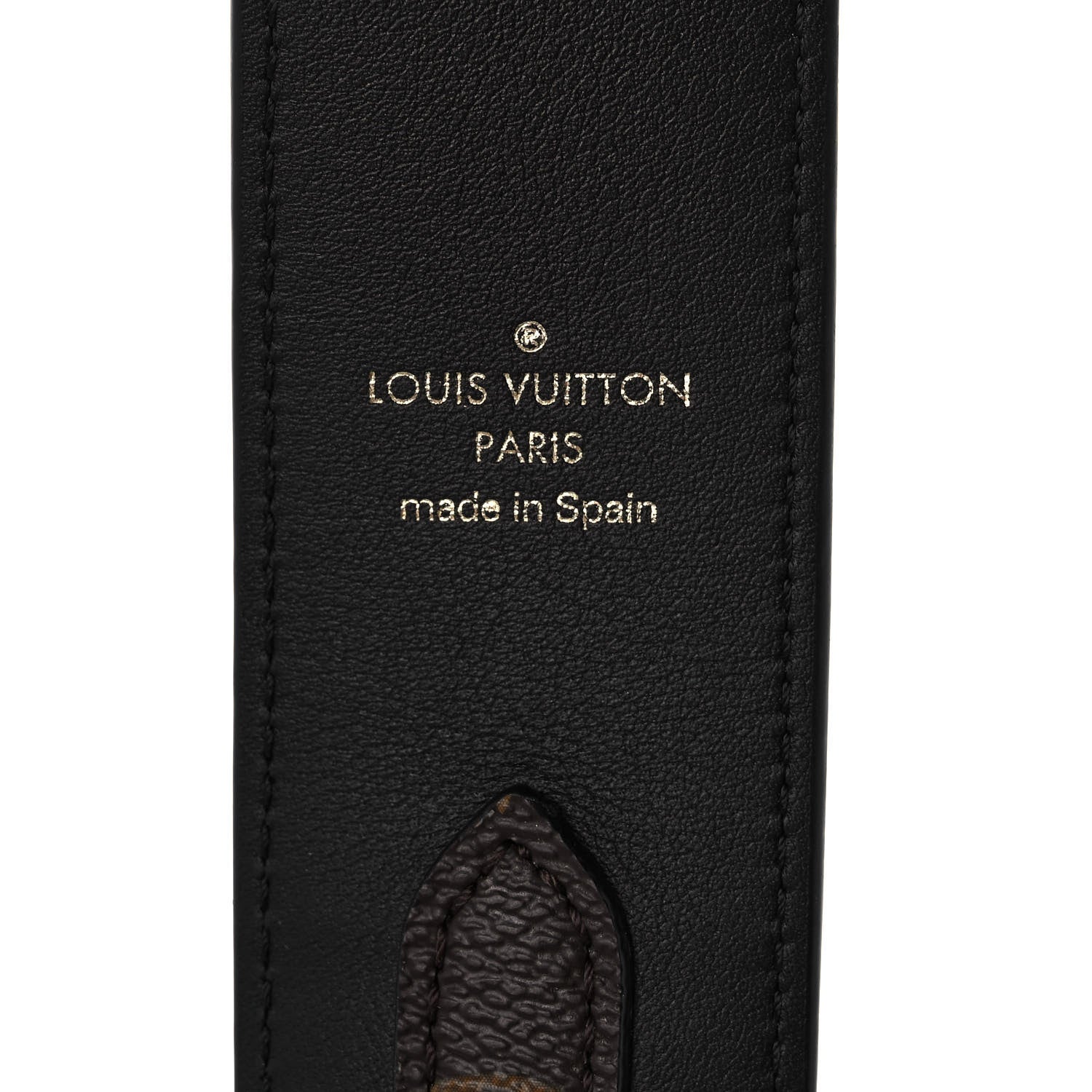 Louis Vuitton Monogram Bandouliere Shoulder Strap Black 6 of 7
