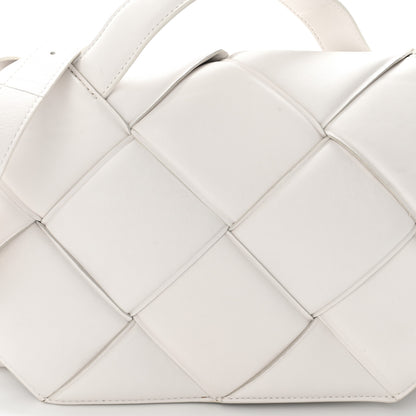 Bottega Veneta Nappa Intreccio Padded Top Handle Shoulder Bag White 14 of 30