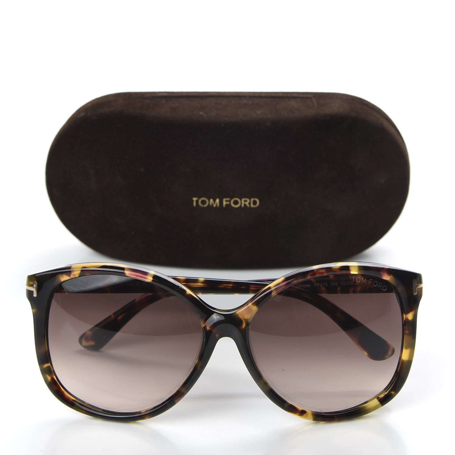 Tom Ford Alicia Sunglasses TF 275 Havana 8 of 8