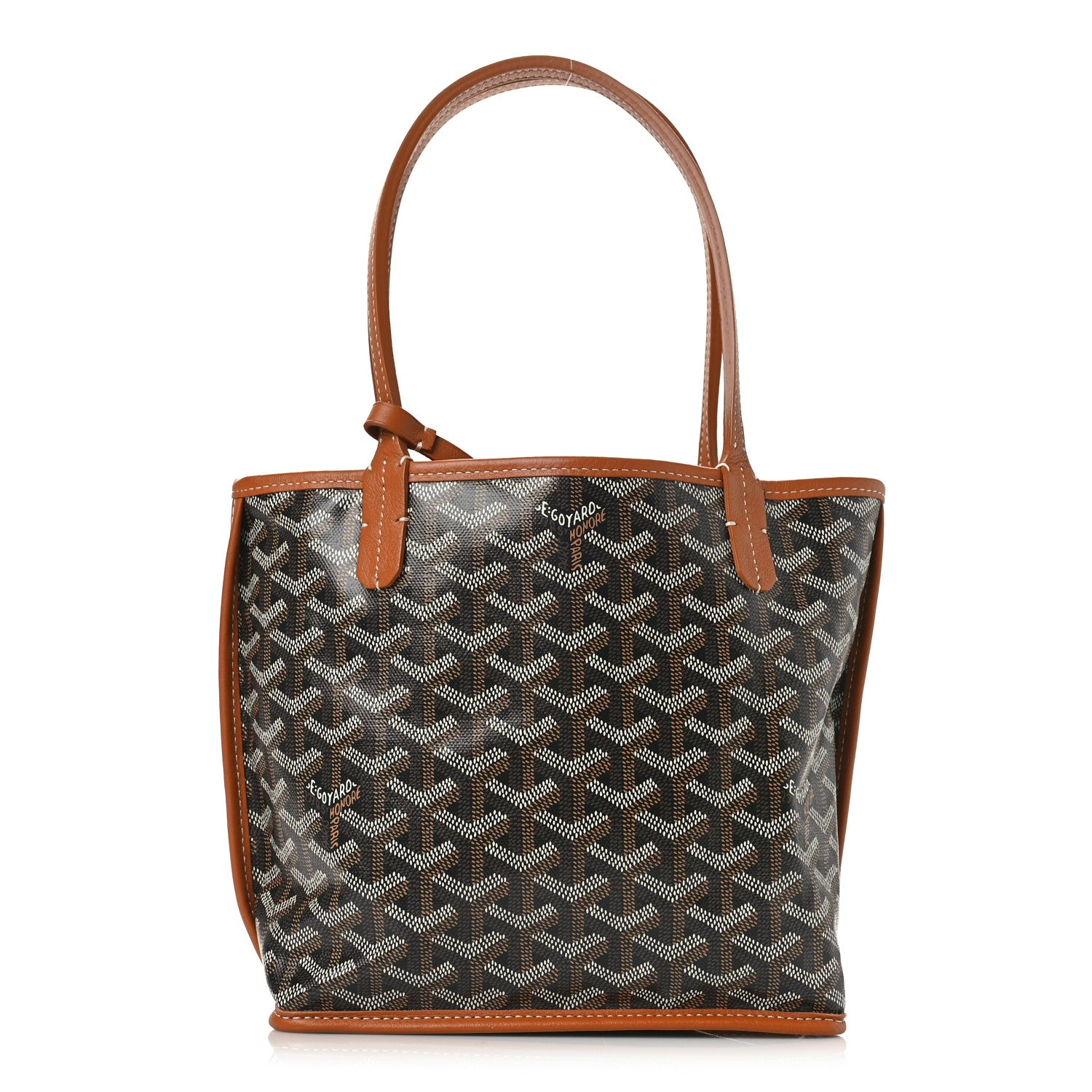 Goyard Goyardine Reversible Mini Anjou Black Gold 3 of 9