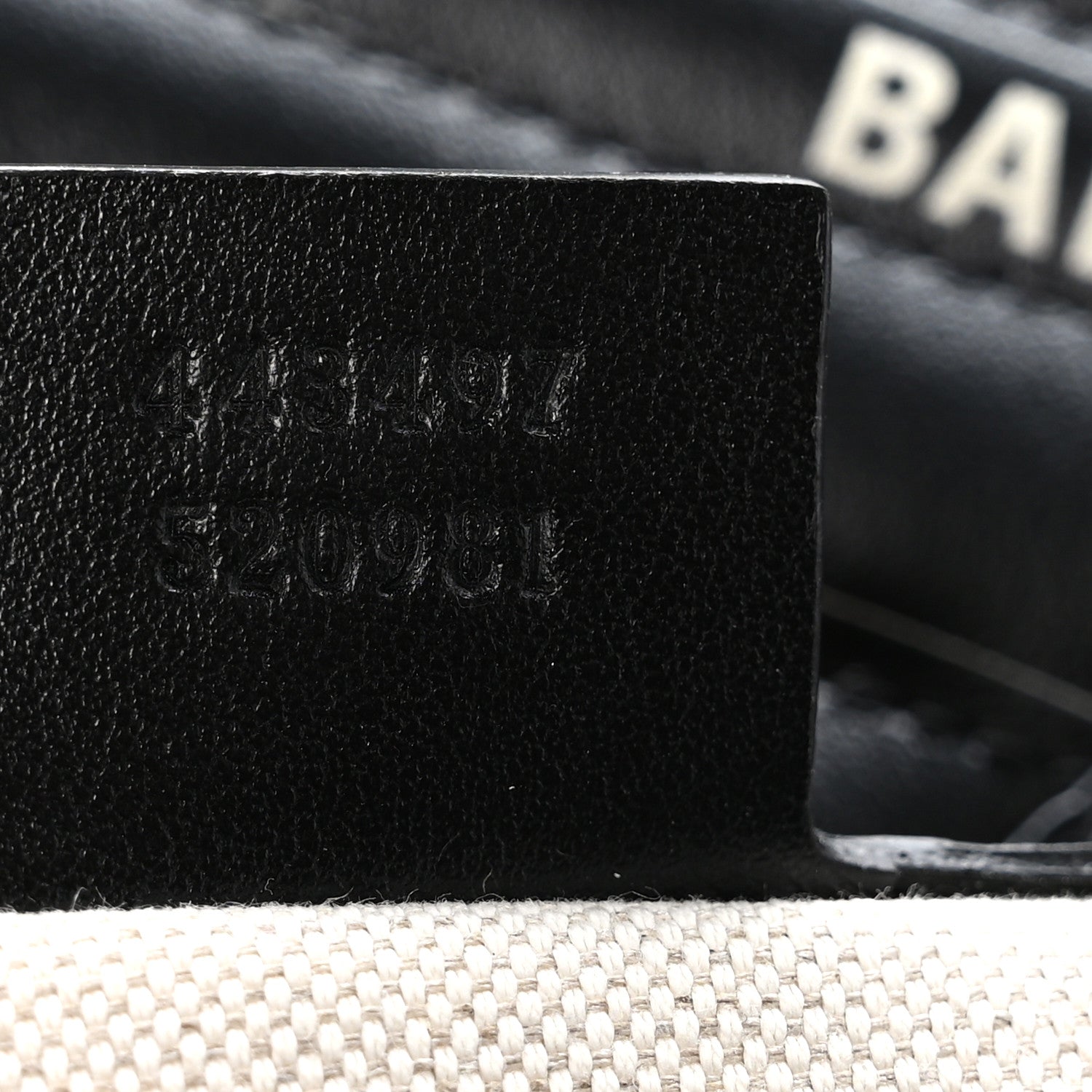 Gucci X BALENCIAGA Calfskin Matelasse Logo Print Small GG Marmont Shoulder Bag Black 7 of 11