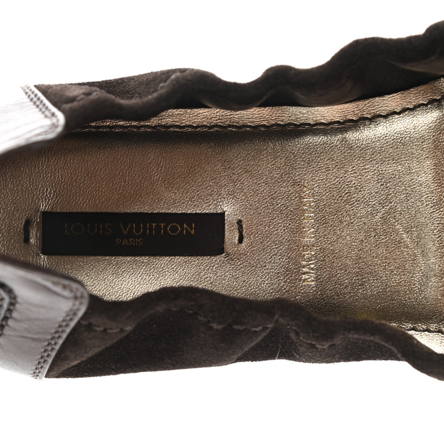 Suede Lovely Ballet Flats 37 Brown