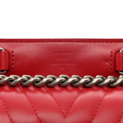 Louis Vuitton Calfskin New Wave Chain PM Scarlet 10 of 11